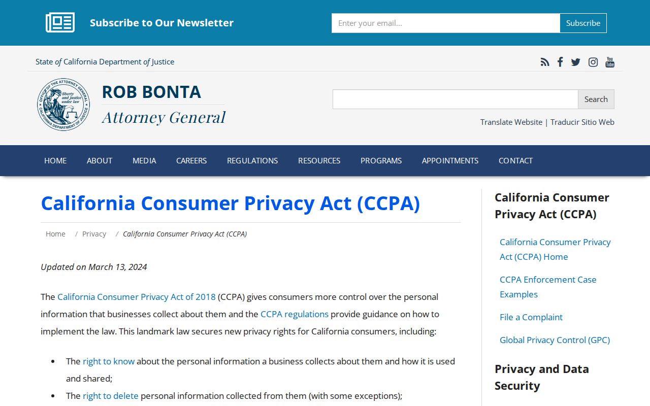 Richmond neighbors lookup California consumer privacy resource